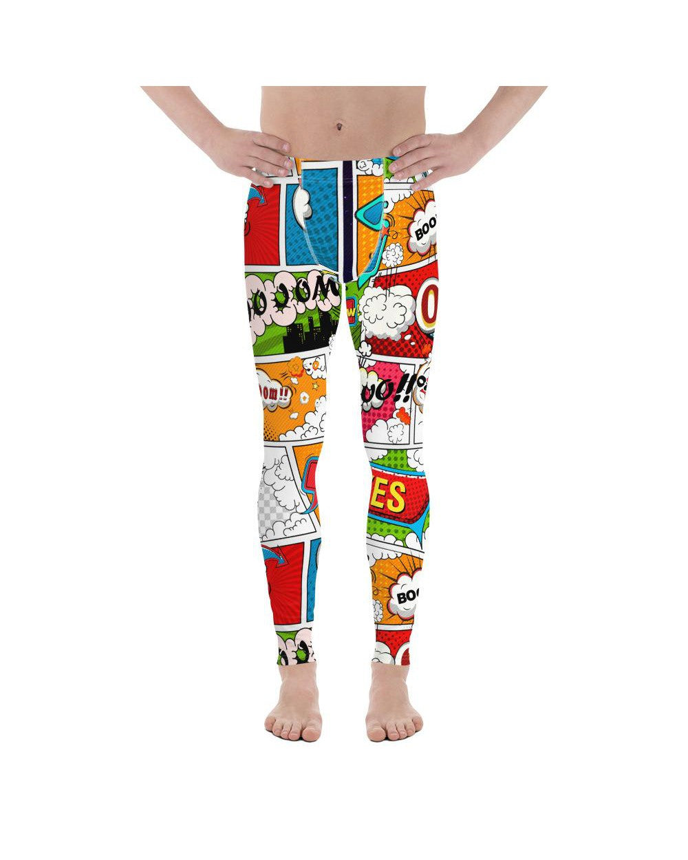 Comic Book Super Hero Meggings Gearbunch Men's Leggings