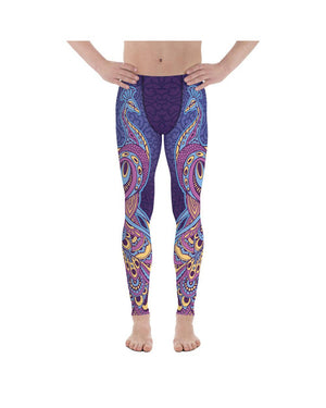 Ornamental Peacock Meggings Gearbunch Men's Leggings