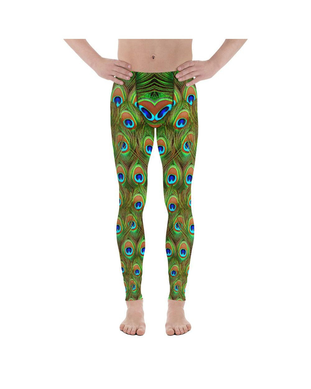 Peacock Feathered Meggings Gearbunch Men's Leggings