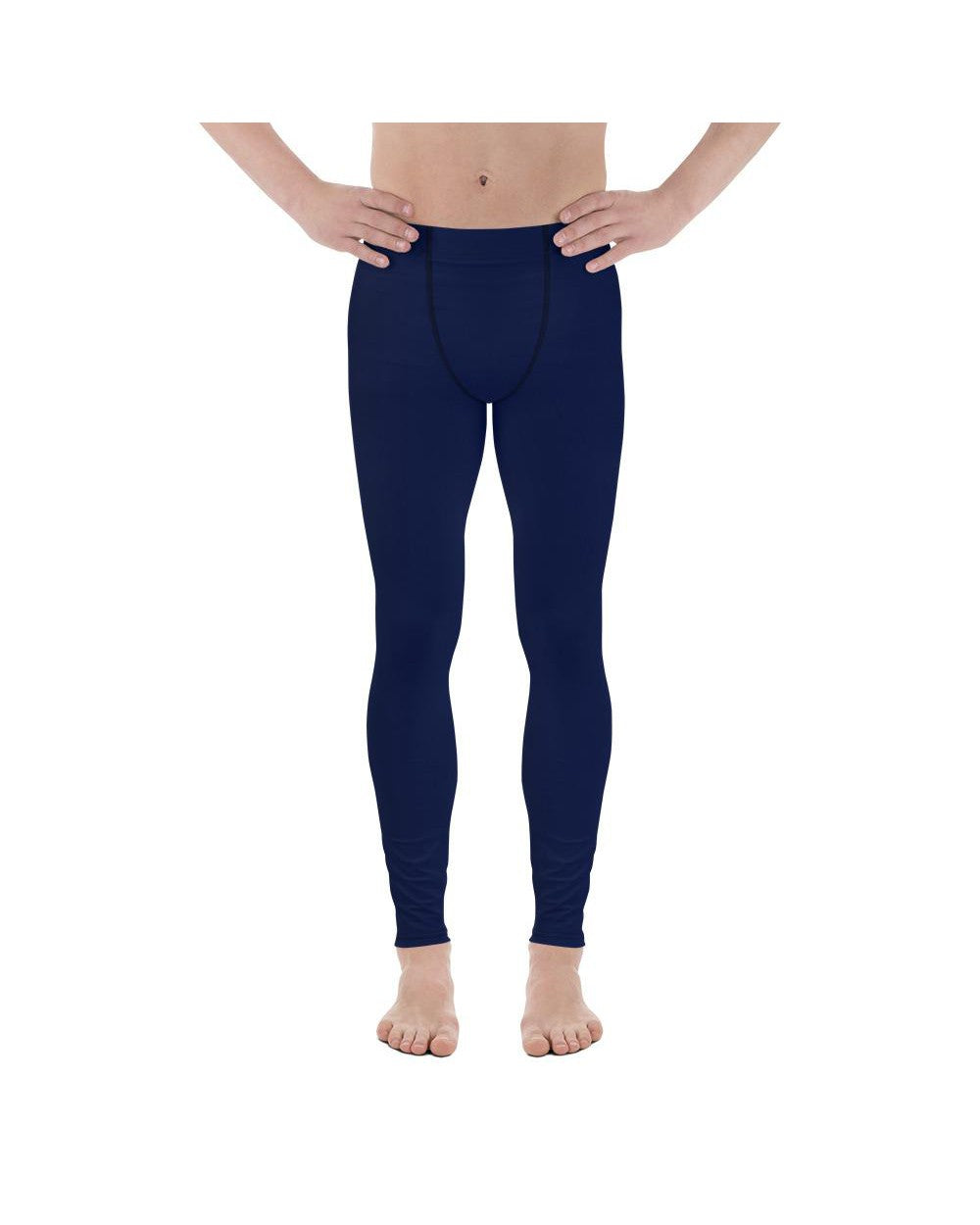 Solid Ocean Blue Meggings Gearbunch Men's Leggings