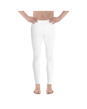 Solid White Meggings Gearbunch Men's Leggings