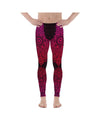 Mens Leggings Workout Pink Mandala Meggings Pink/Black | Gearbunch.com