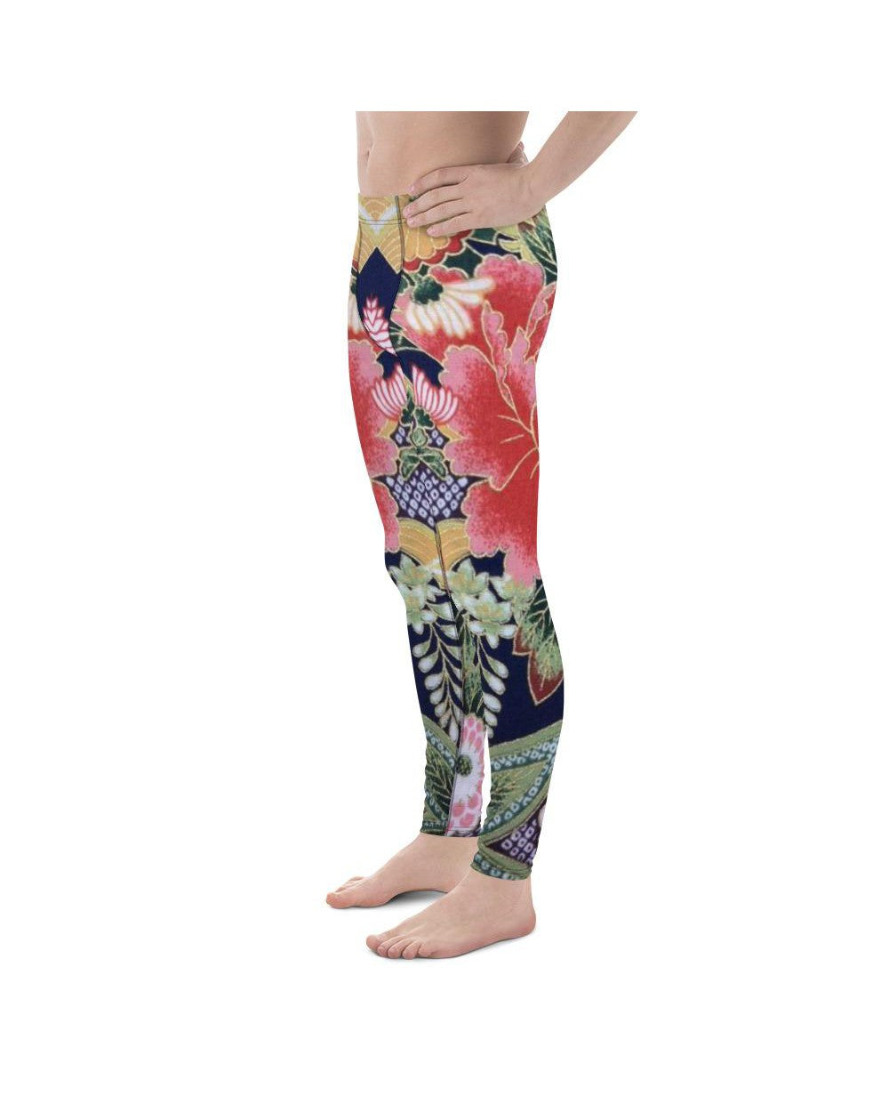 Oriental Floral Meggings | GearBunch