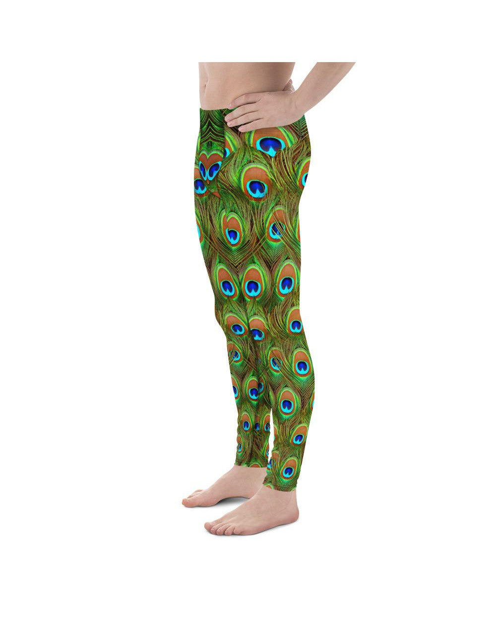 Peacock Feathered Meggings Gearbunch Men's Leggings