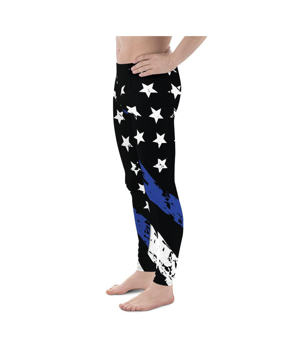 Thin Blue Line  Meggings Gearbunch Men's Leggings 