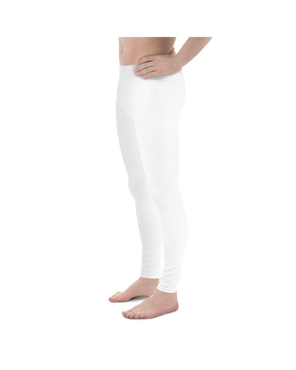 Solid White Meggings Gearbunch Men's Leggings