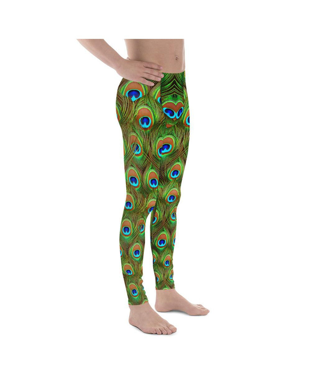 Peacock Feathered Meggings Gearbunch Men's Leggings