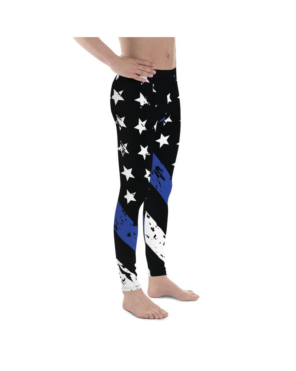 Thin Blue Line  Meggings Gearbunch Men's Leggings 