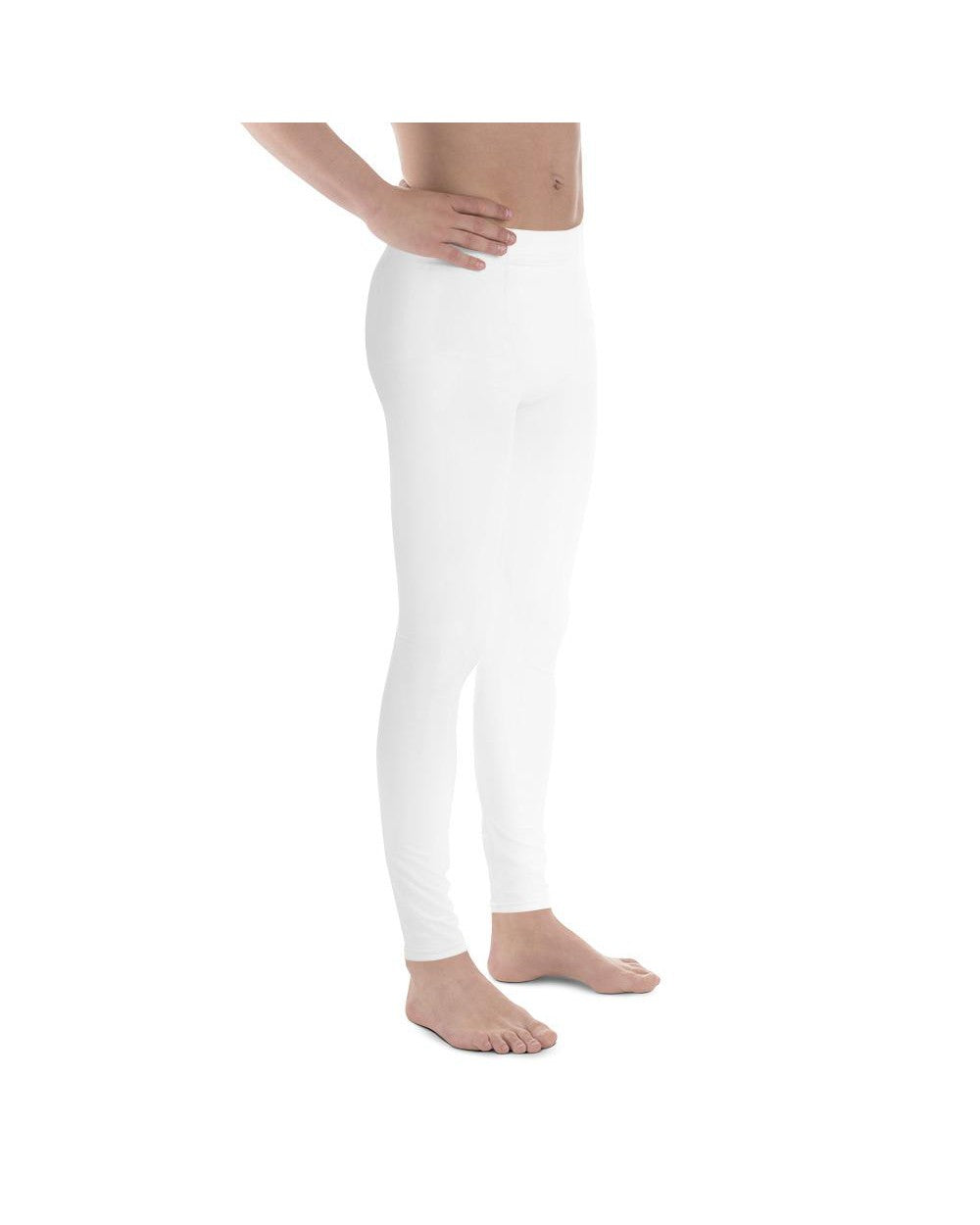 Solid White Meggings Gearbunch Men's Leggings