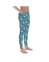 Mens Leggings Christmas Flamingo Patterned Meggings | Gearbunch.com