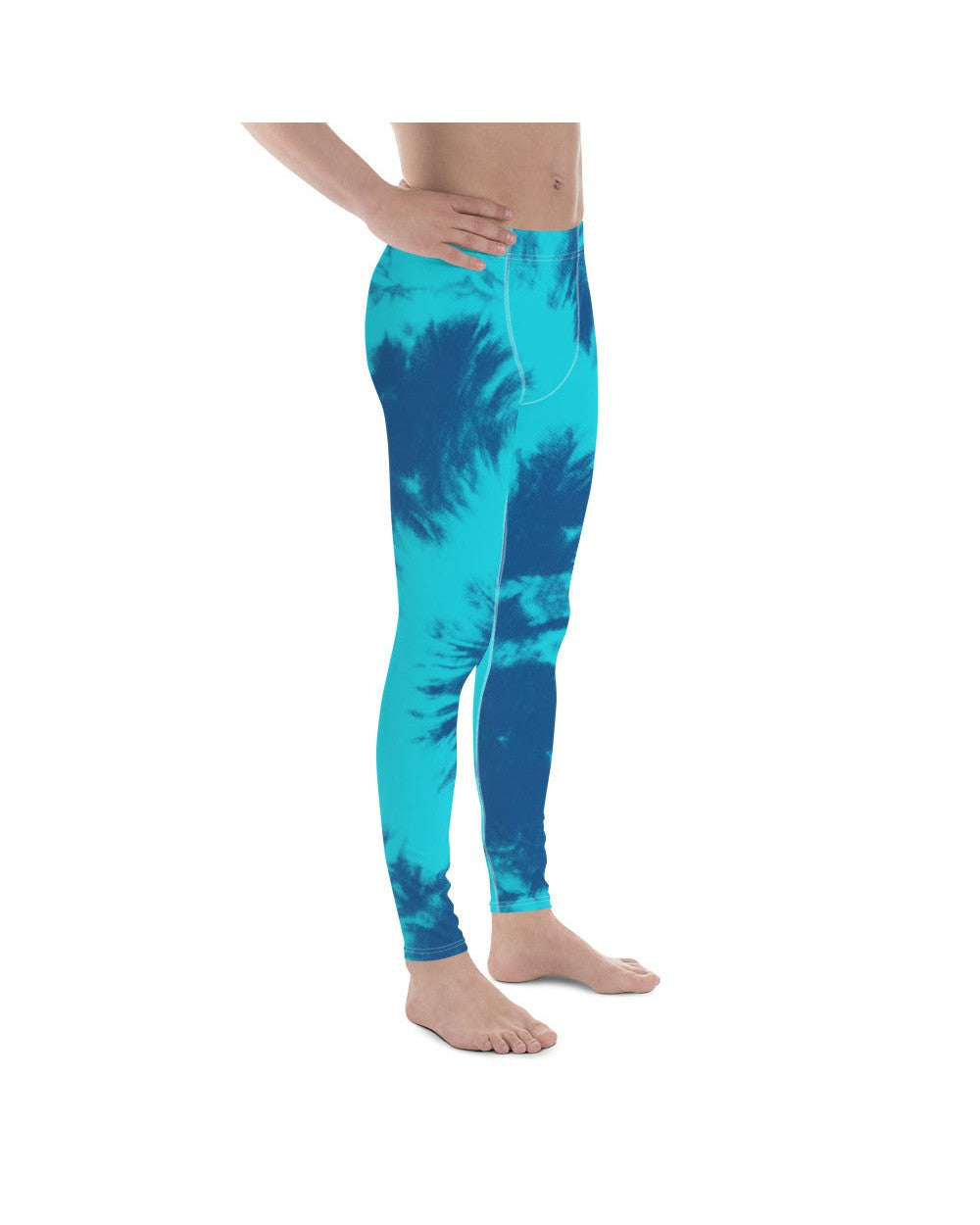 Blue & Aqua Tie Dye Meggings