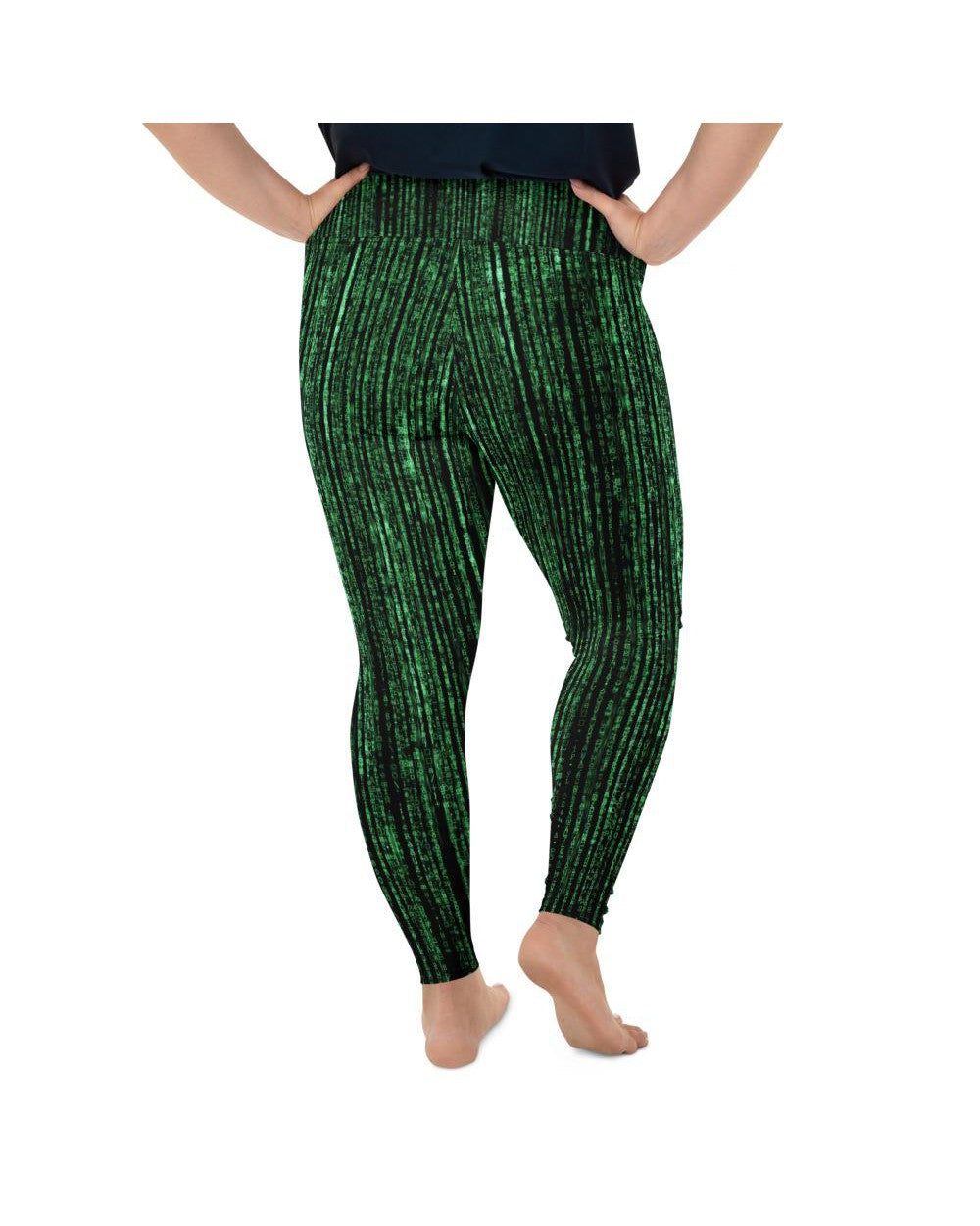 Matrix Inspired Plus Size Leggings Gearbunch