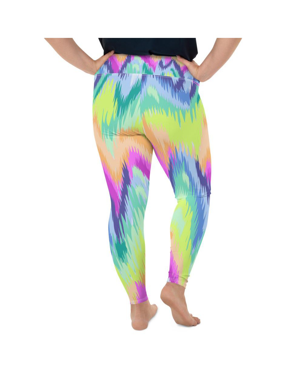 Rave Sound Wave Plus Size Leggings Gearbunch