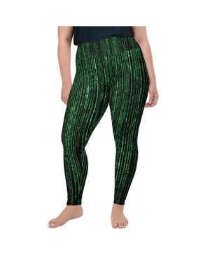 Matrix Inspired Plus Size Leggings Gearbunch