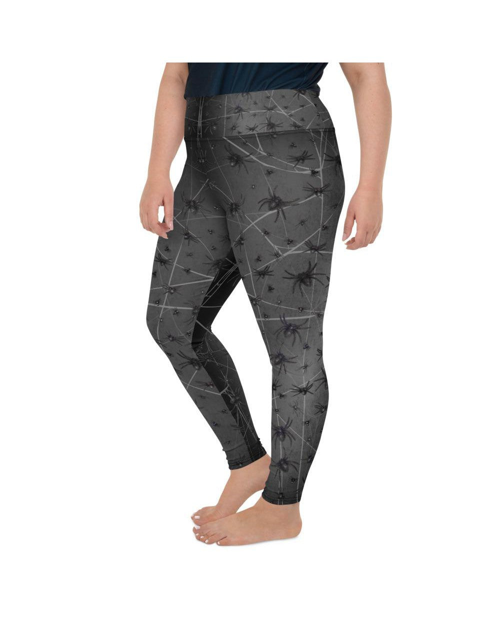 Crawling Spiders Plus Size Leggings Gearbunch