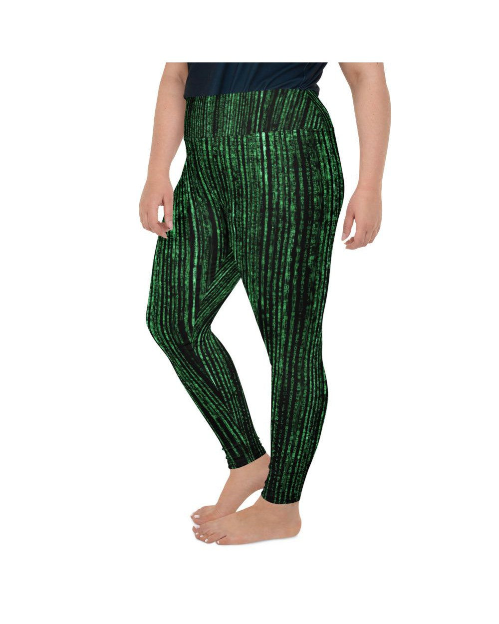 Matrix Inspired Plus Size Leggings Gearbunch