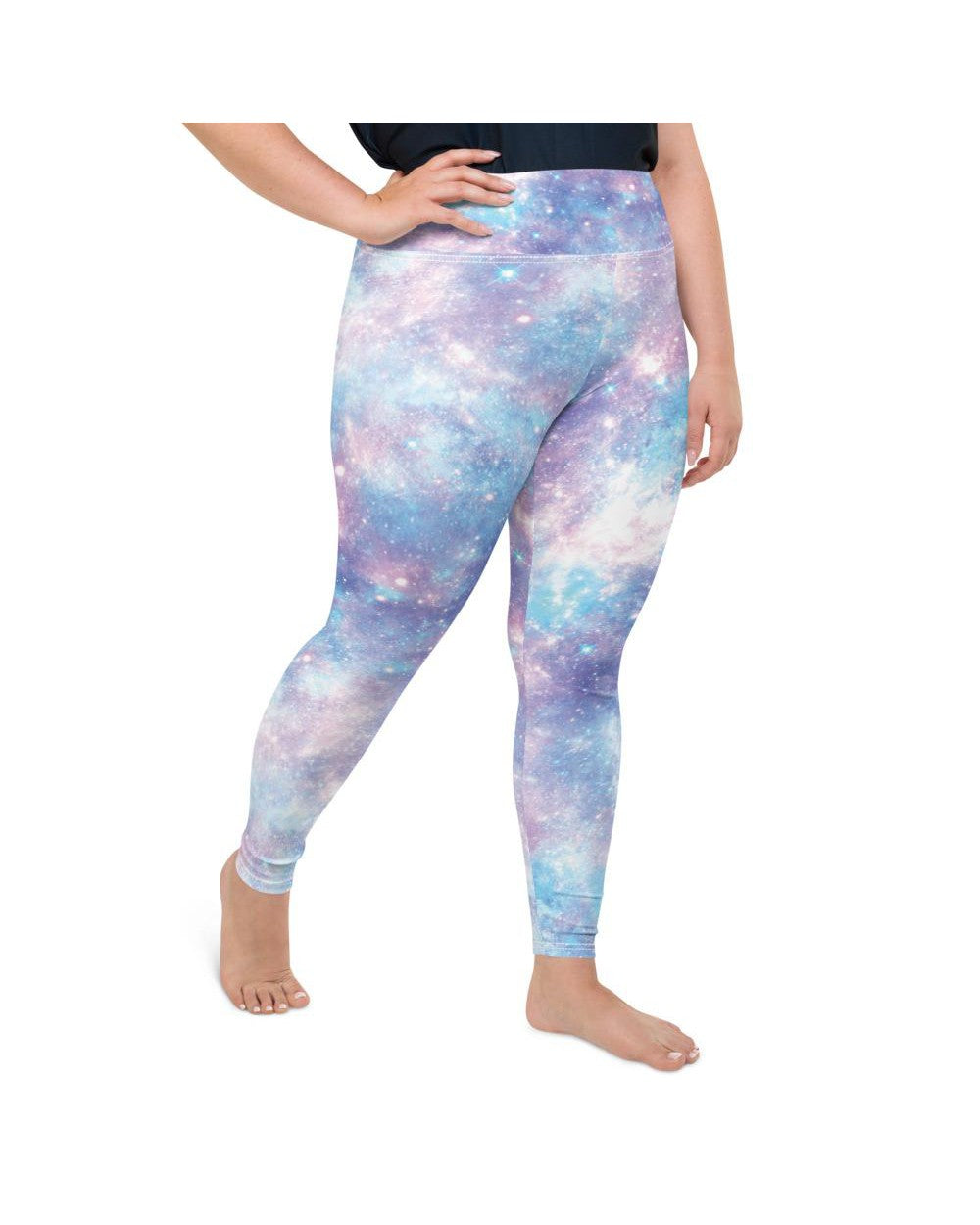 Pastel Galaxy Plus Size Leggings Gearbunch