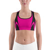 Pink Honeycomb Carbon Sports Bra Gearbunch