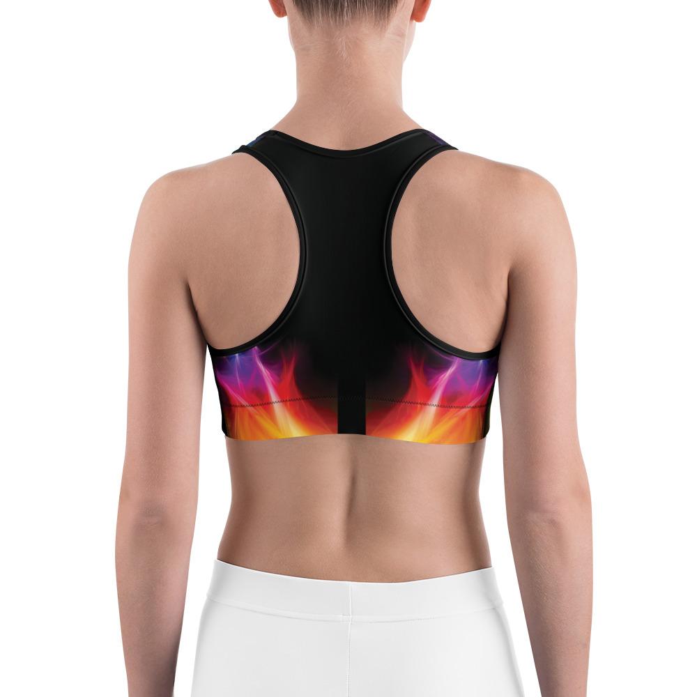 EDM Particle Wave Sports Bra Gearbunch