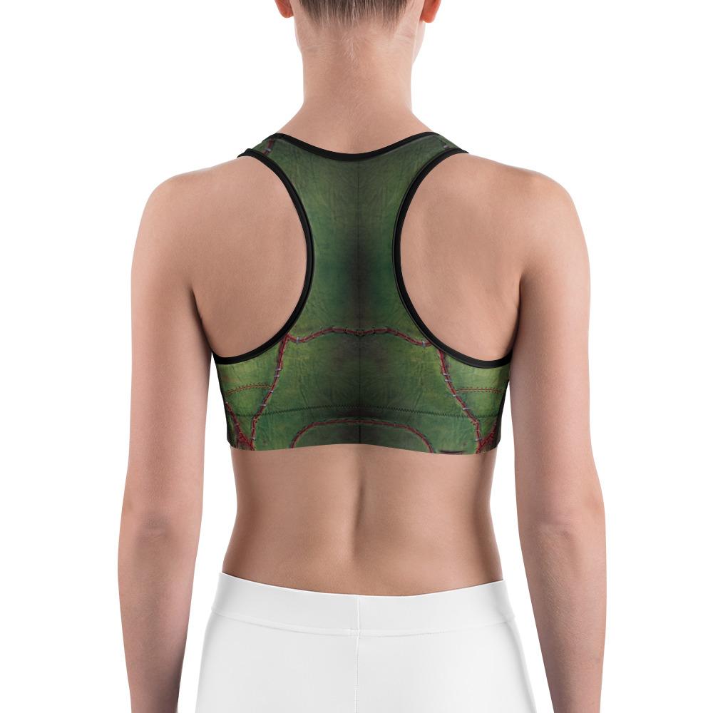 Frankenstein Inspired Sports Bra Gearbunch