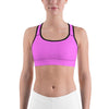 Solid Baby Pink Sports Bra Gearbunch