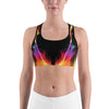 EDM Particle Wave Sports Bra Gearbunch