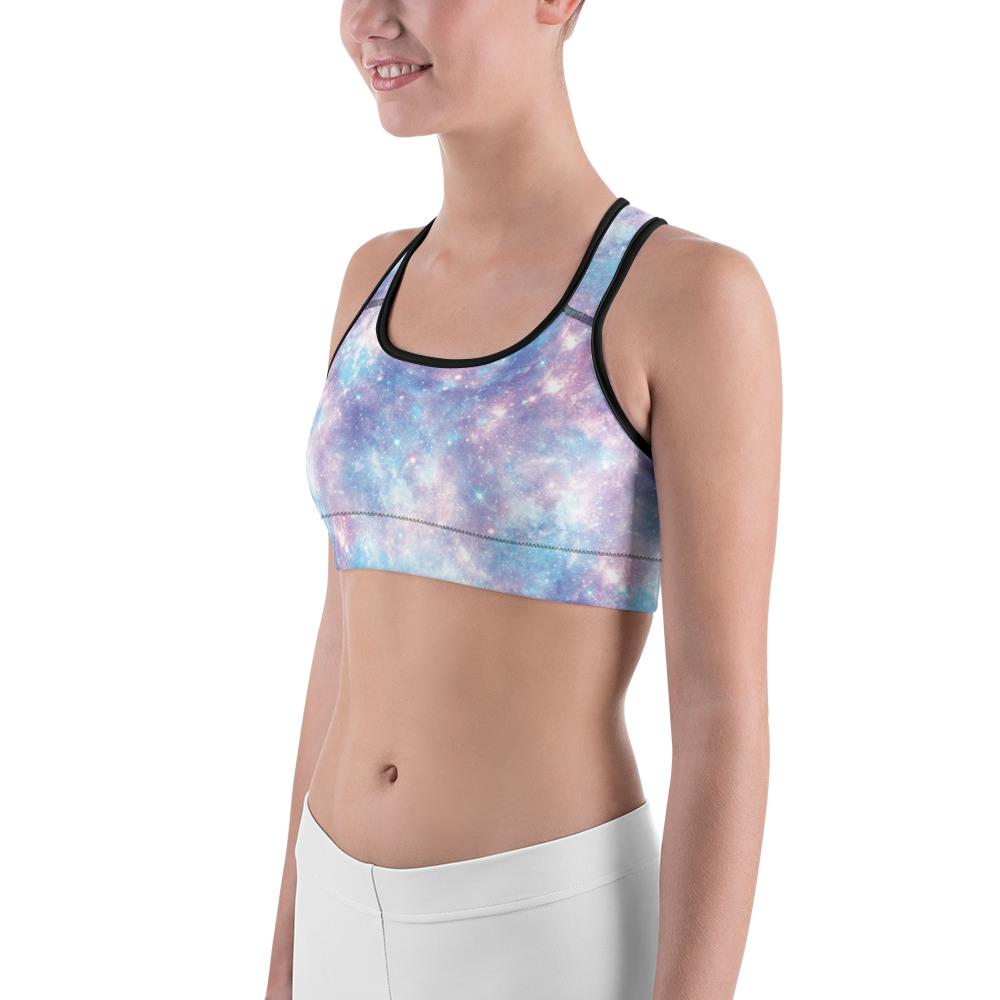 Pastel Galaxy Sports Bra Gearbunch