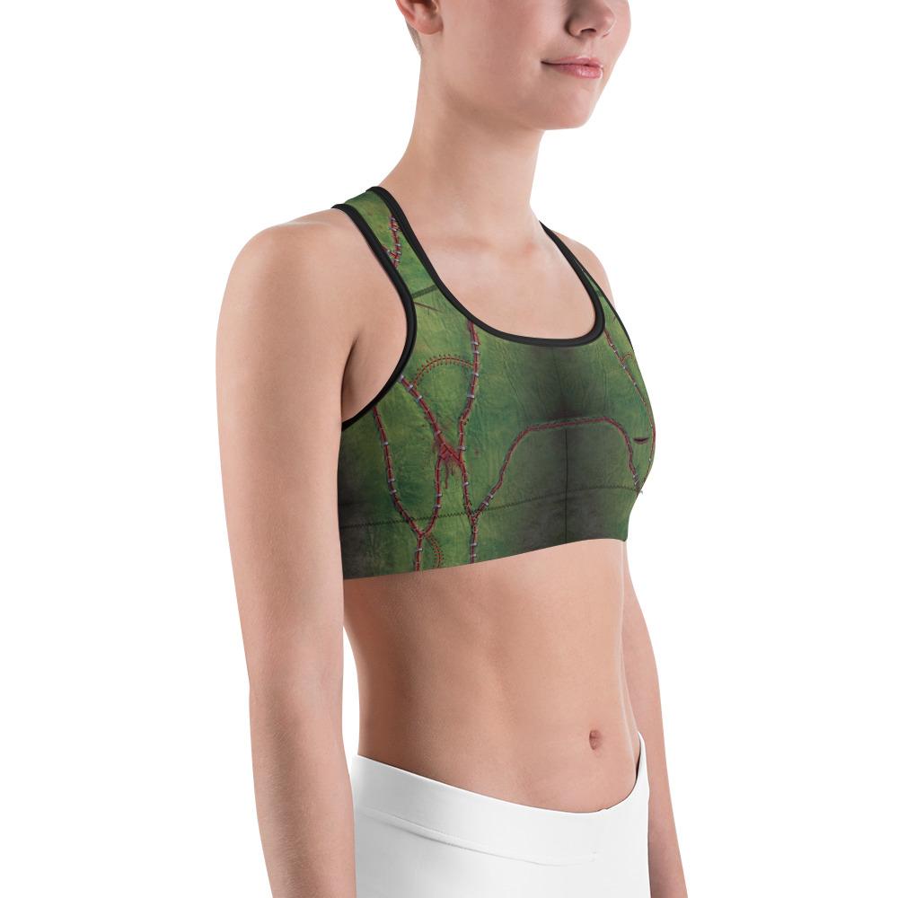 Frankenstein Inspired Sports Bra Gearbunch