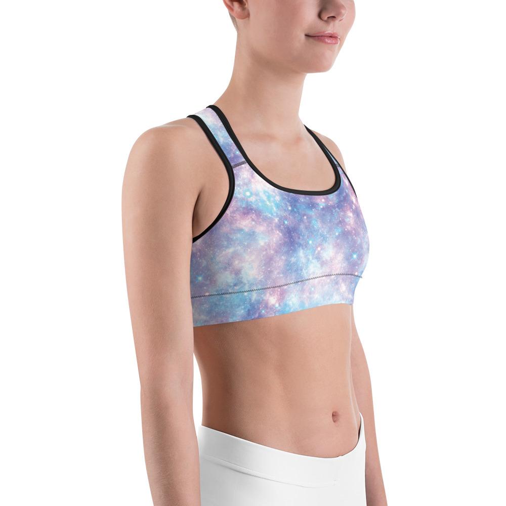 Pastel Galaxy Sports Bra Gearbunch