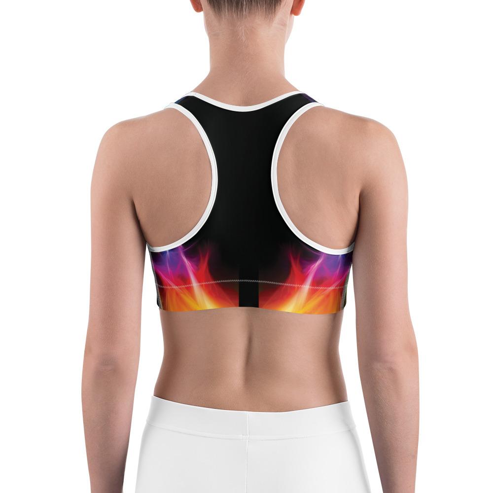 EDM Particle Wave Sports Bra Gearbunch