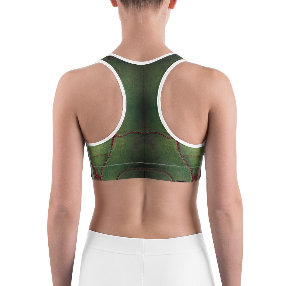 Frankenstein Inspired Sports Bra Gearbunch