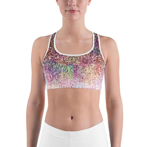 Colorful Sparkles Sports Bra Gearbunch 