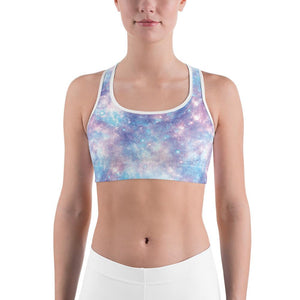 Pastel Galaxy Sports Bra Gearbunch