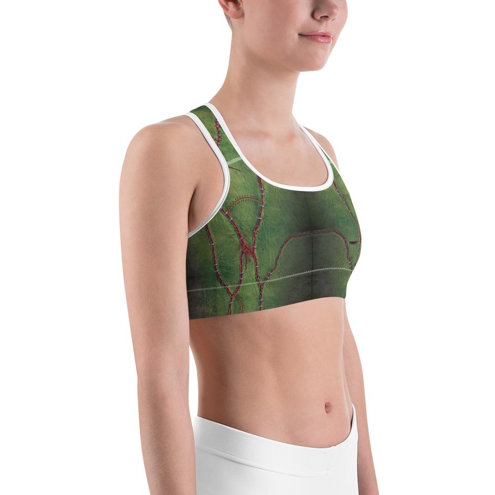 Frankenstein Inspired Sports Bra Gearbunch