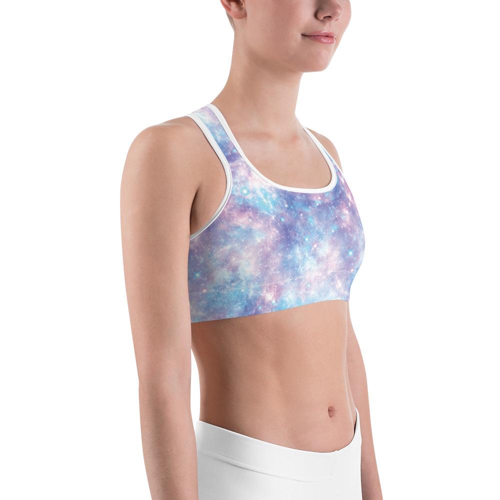 Pastel Galaxy Sports Bra Gearbunch