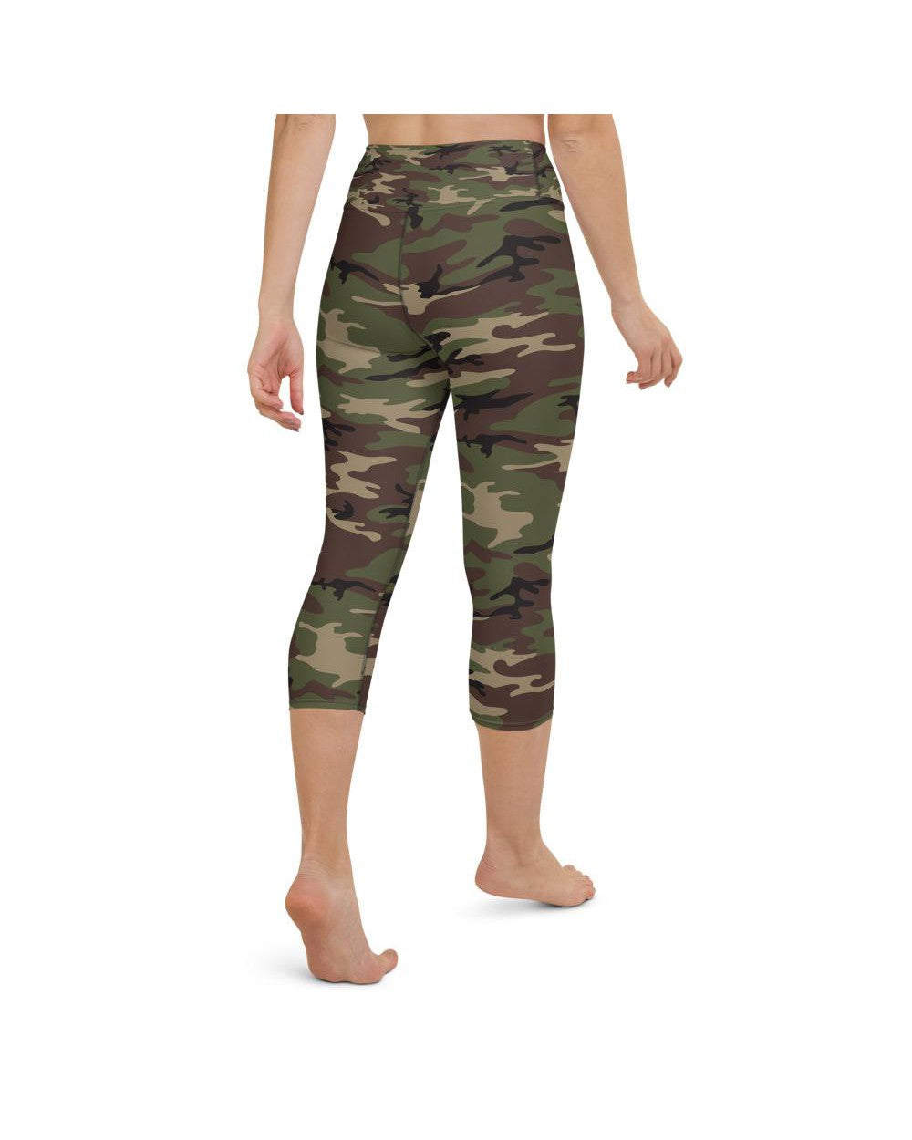 Army Camo Yoga Capris Gearbunch