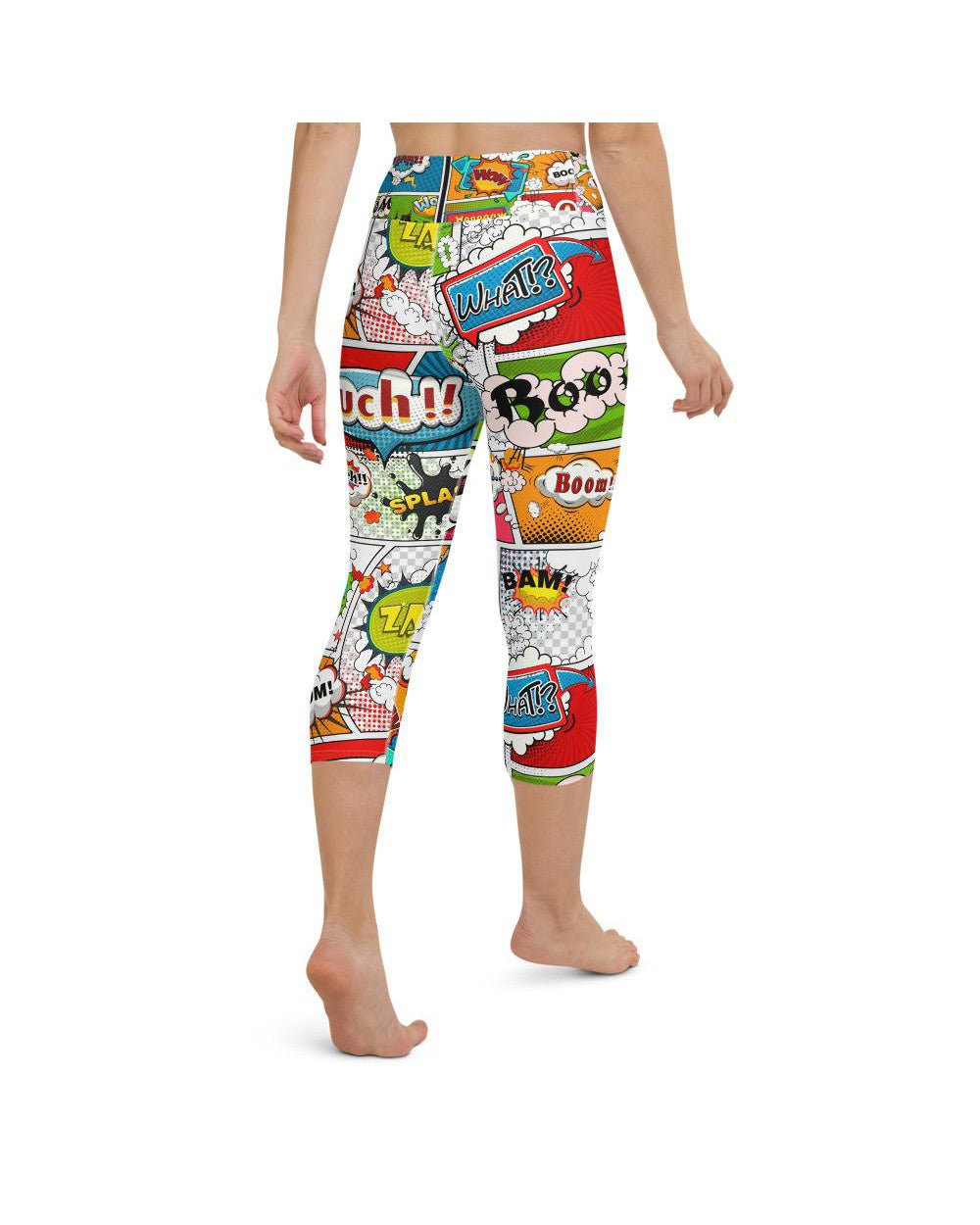 Comic Book Super Hero Yoga Capris Gearbunch