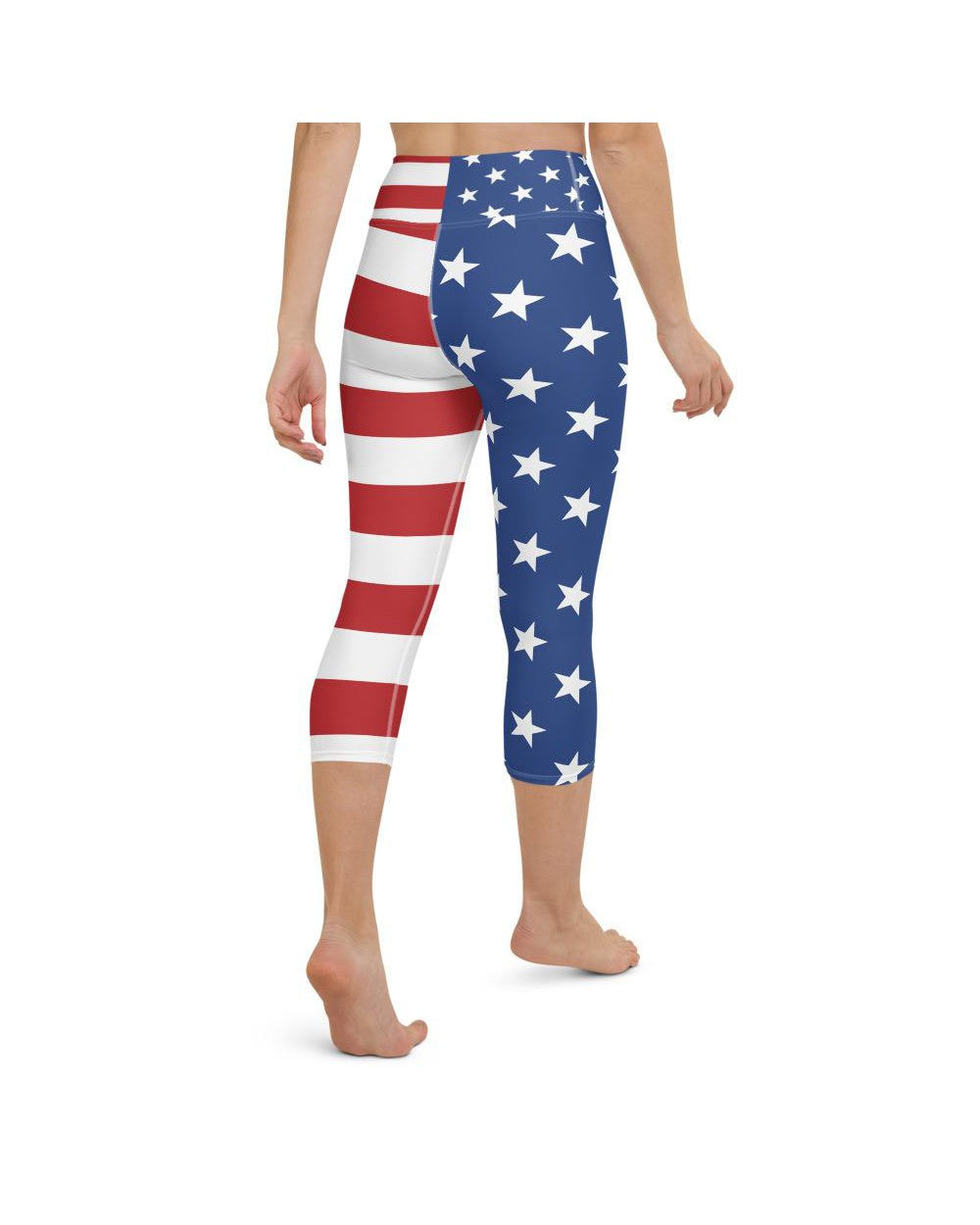 USA Stars & Stripes Yoga Capris Gearbunch