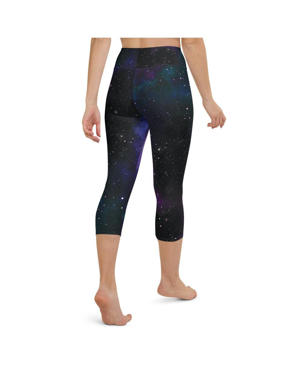 Purple Galaxy Yoga Capris Gearbunch