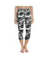 Black & White Camo Yoga Capris Gearbunch