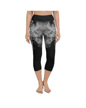 Angel Wing Yoga Capris Gearbunch