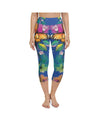 Blue Metamorphosis Yoga Capris Gearbunch