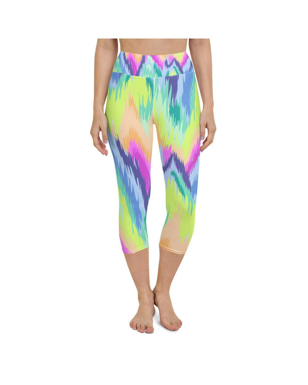 Rave Sound Wave Yoga Capris Gearbunch