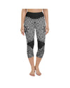 B&W Mandala Yoga Capris Gearbunch