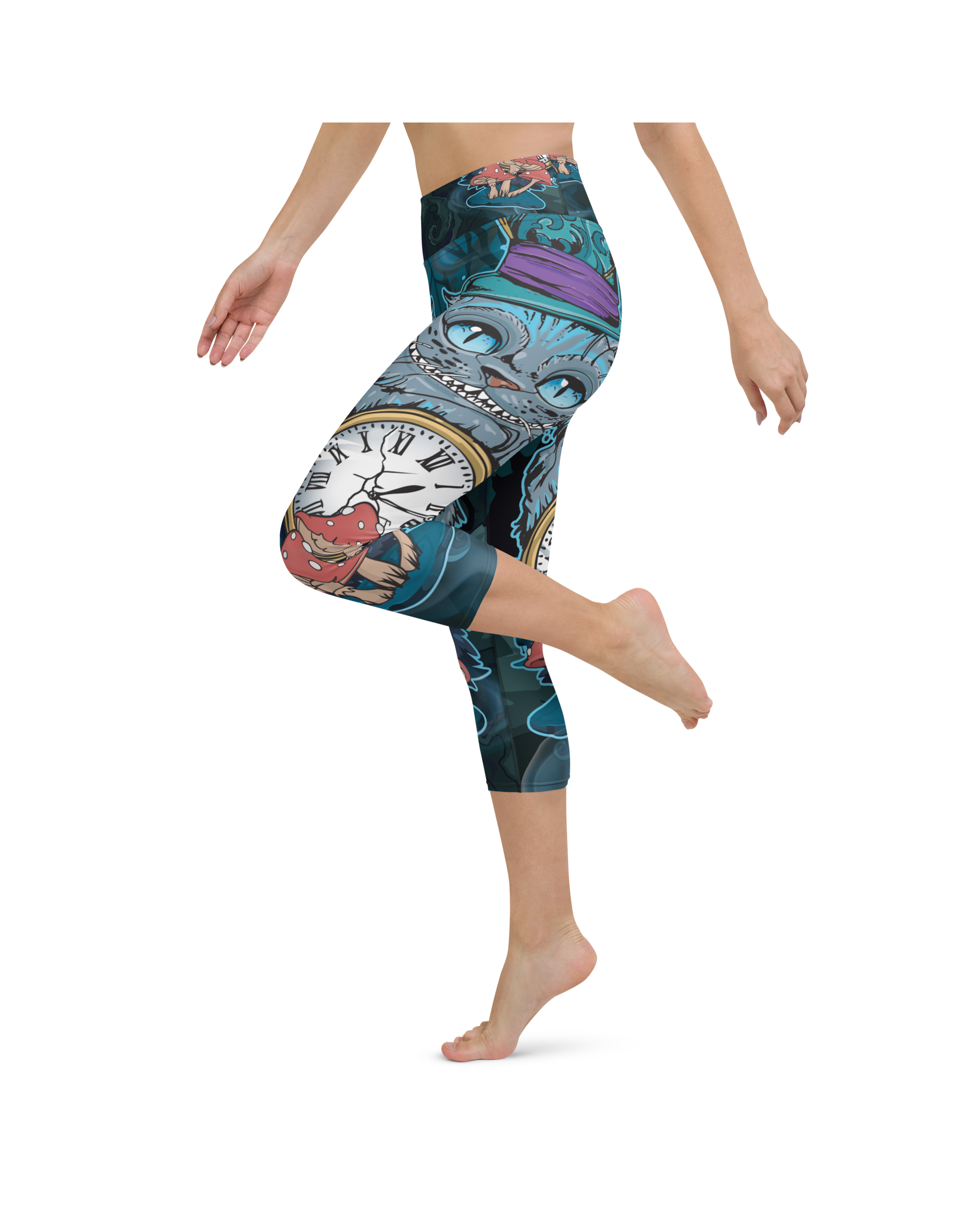 Cheshire Cat Yoga Capris