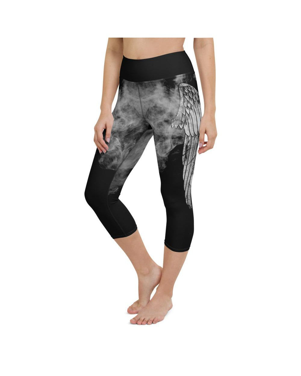 Angel Wing Yoga Capris Gearbunch