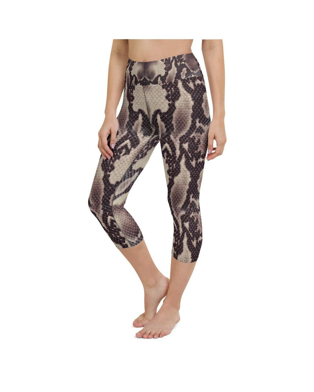 Anaconda Snake Skin Yoga Capris Gearbunch