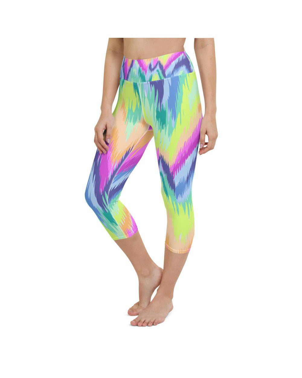 Rave Sound Wave Yoga Capris Gearbunch