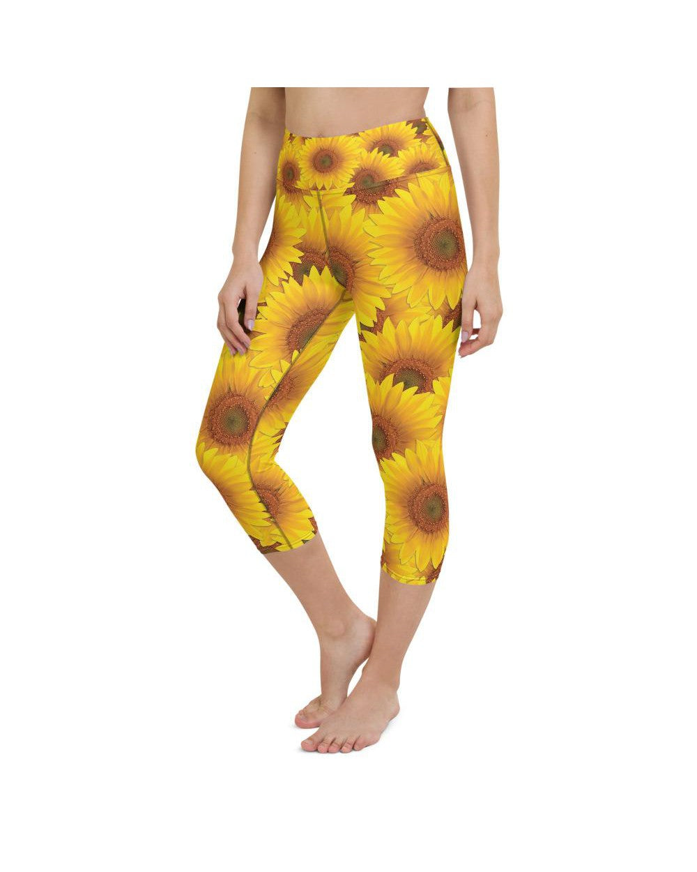 Sunflower Yoga Capris Gearbunch