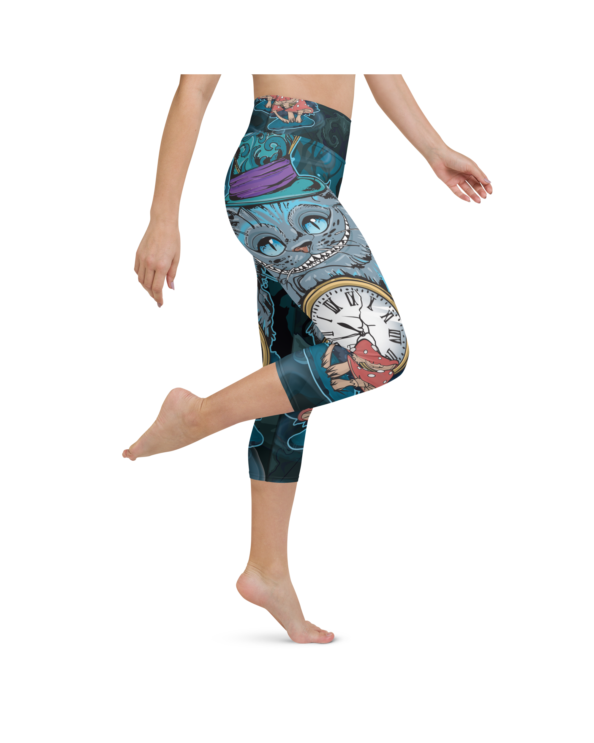 Cheshire Cat Yoga Capris